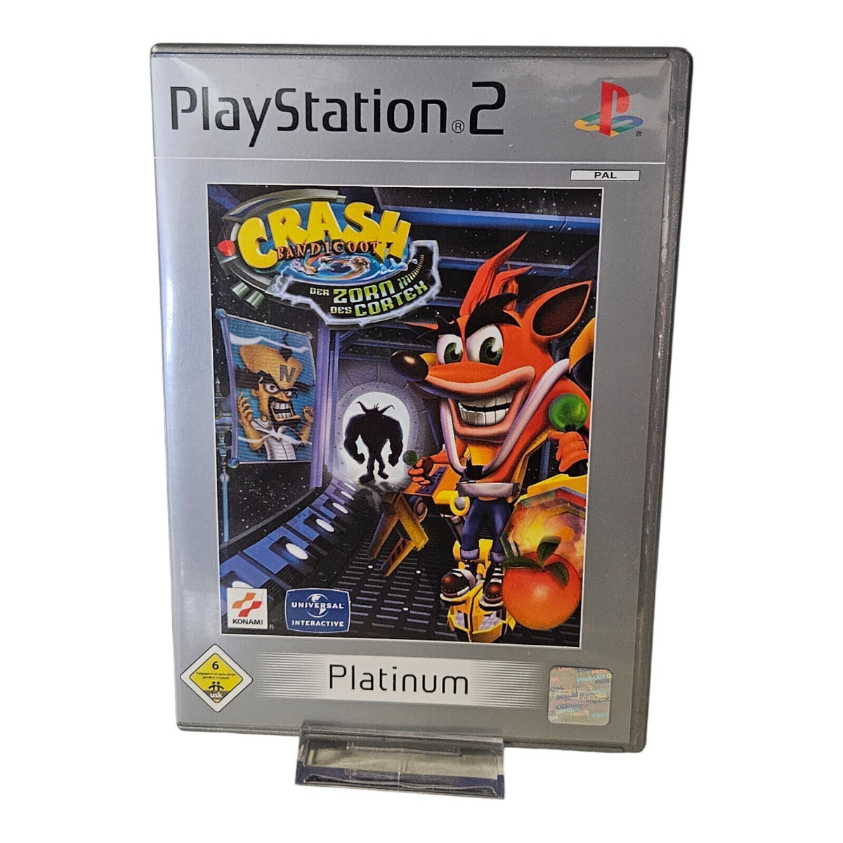 Crash Bandicoot - der Zorn des Cortex - Platinum - Playstation 2 / PS2