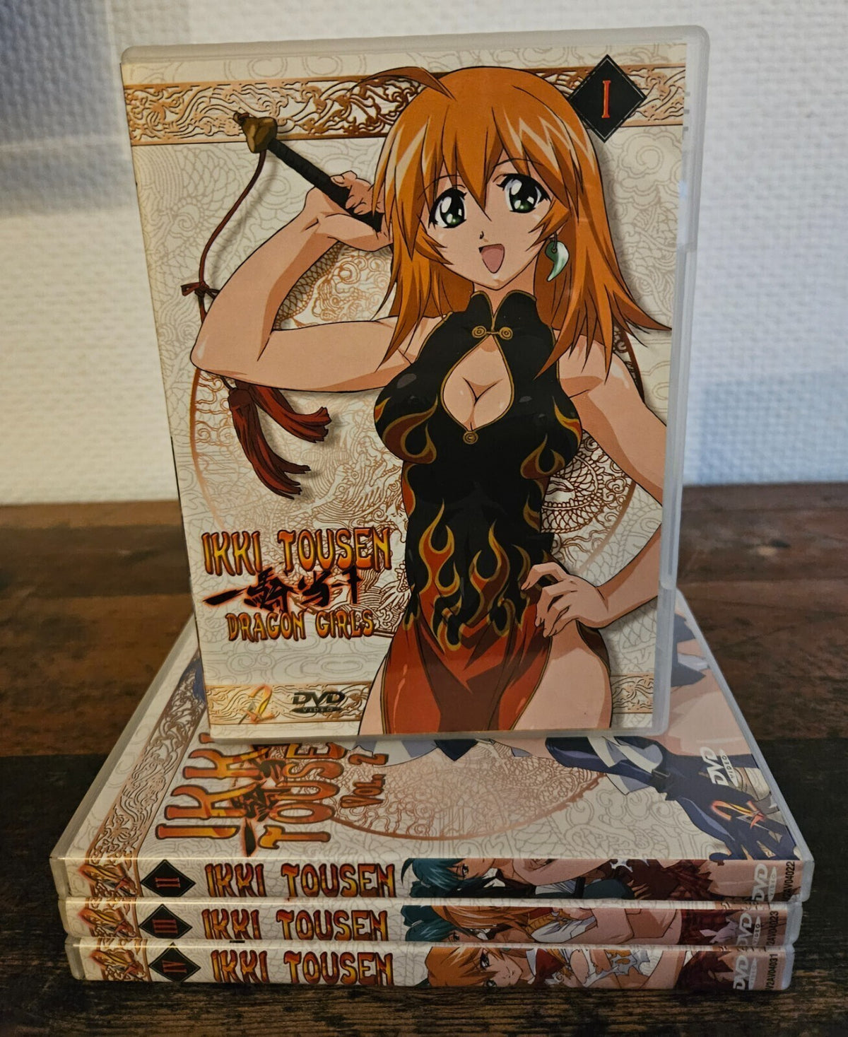 Ikki Tousen Dragon Girls 1-4 - DVD - Anime