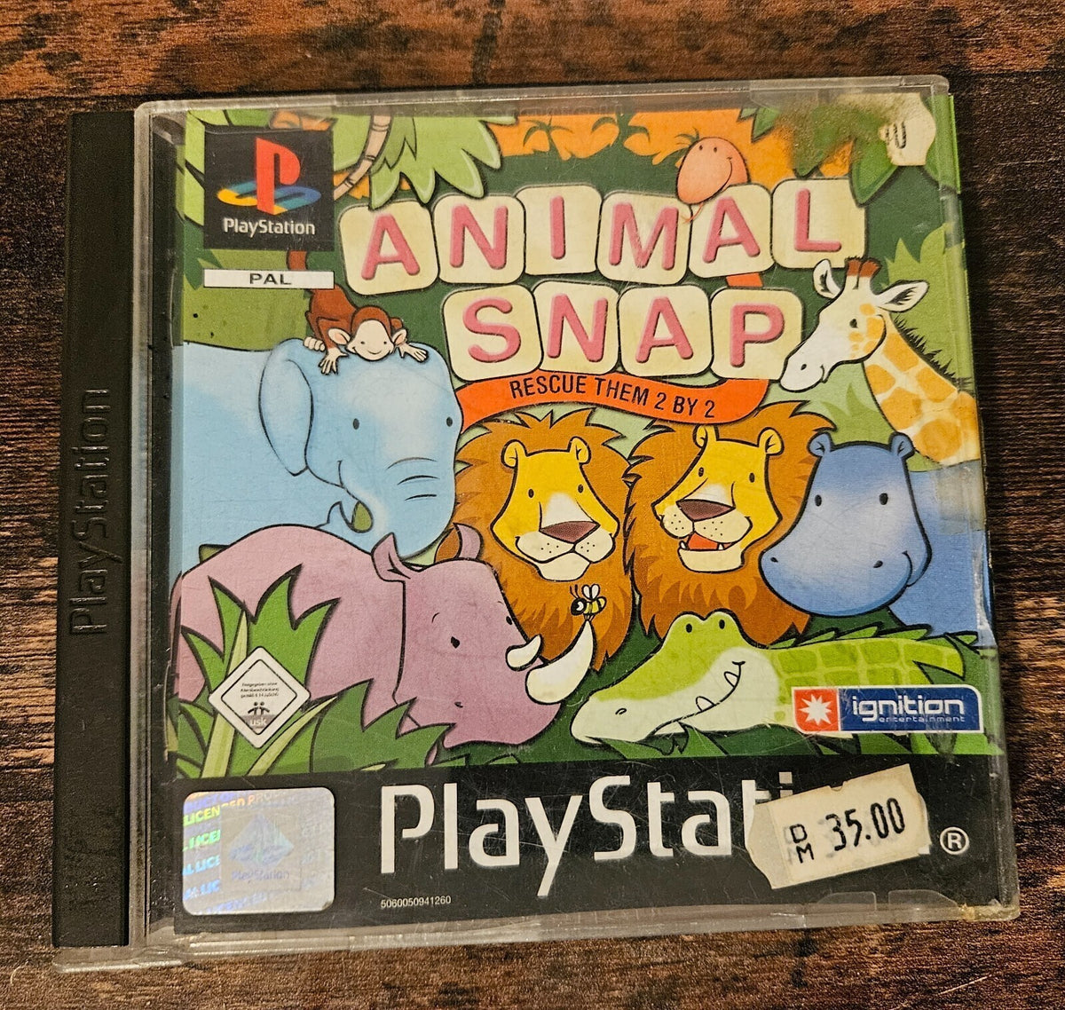 Animal Snap Rescue Them 2 BY 2 - PSX - Playstation