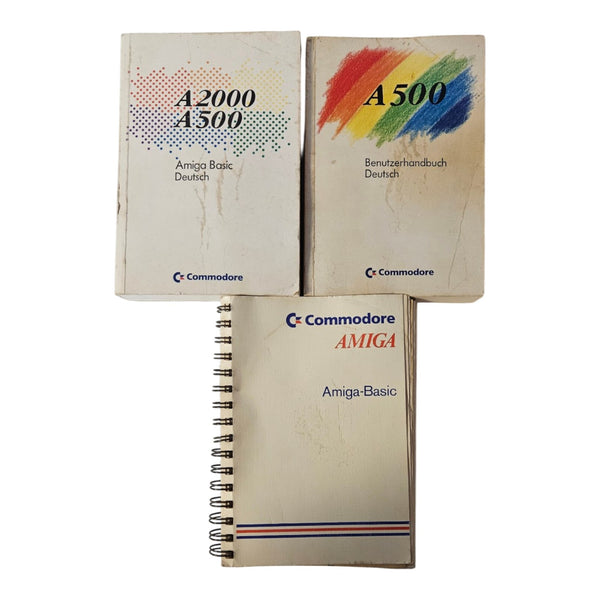 Programmieren mit Amiga Basic Für Commodore Amiga 3 Bücher Zustand und Vol