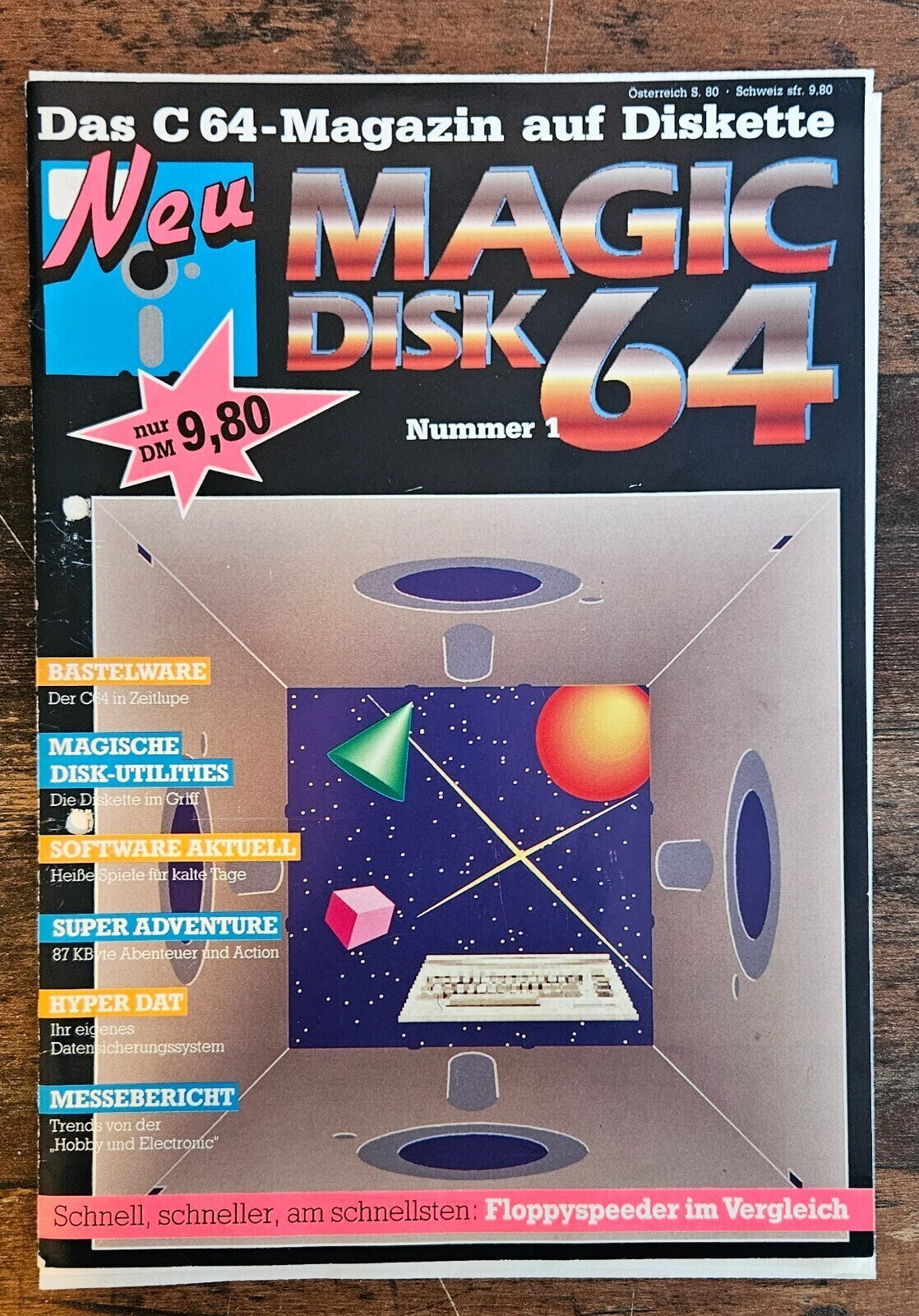 Magic Disk 64 - #1/88 - Mit Diskette - Commodore 64