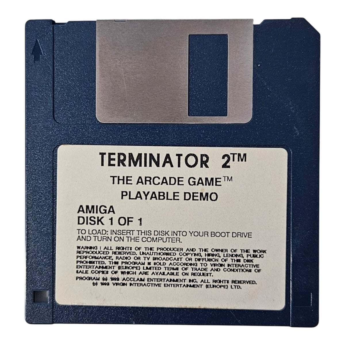 Terminator 2 - DEMO - Commodore Amiga - Nur Diskette