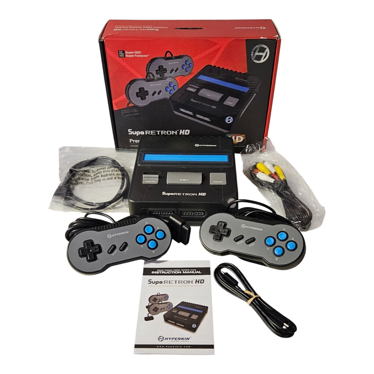 Supa Retron HD - Retro Spiele Konsole - SNES / Super Famicom - Controller - TOP