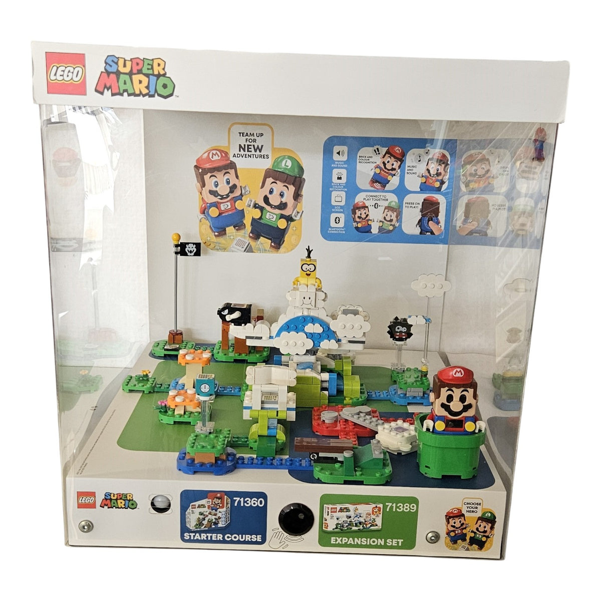 Demo Display LEGO - Lego-Set "Super Mario " (71360) + (71389)
