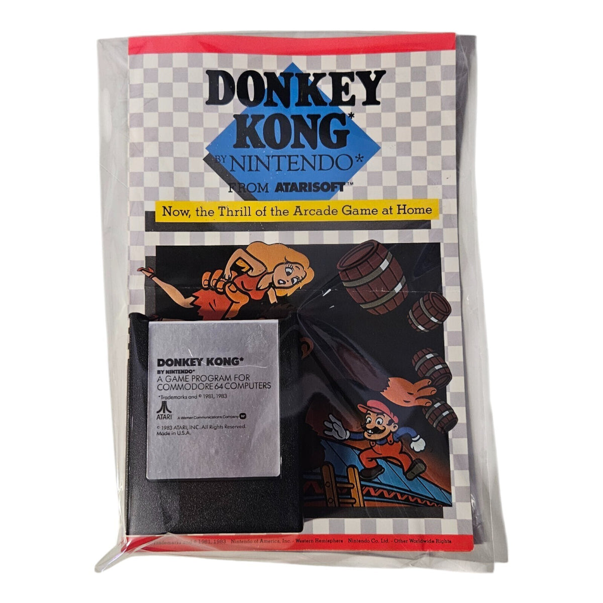 Donkey Kong / Cartridge / Commodore 64 / 128 - Mit Anleitung