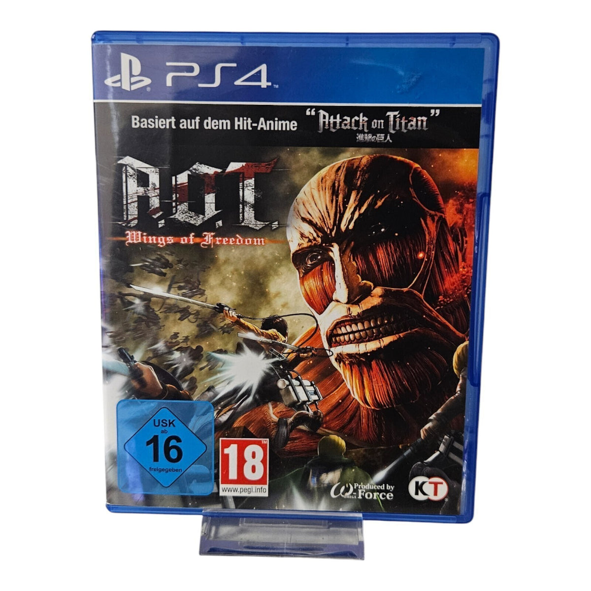 A.O.T - Attack on Titan - Wings of Freedom - Play Station 4 / PS4