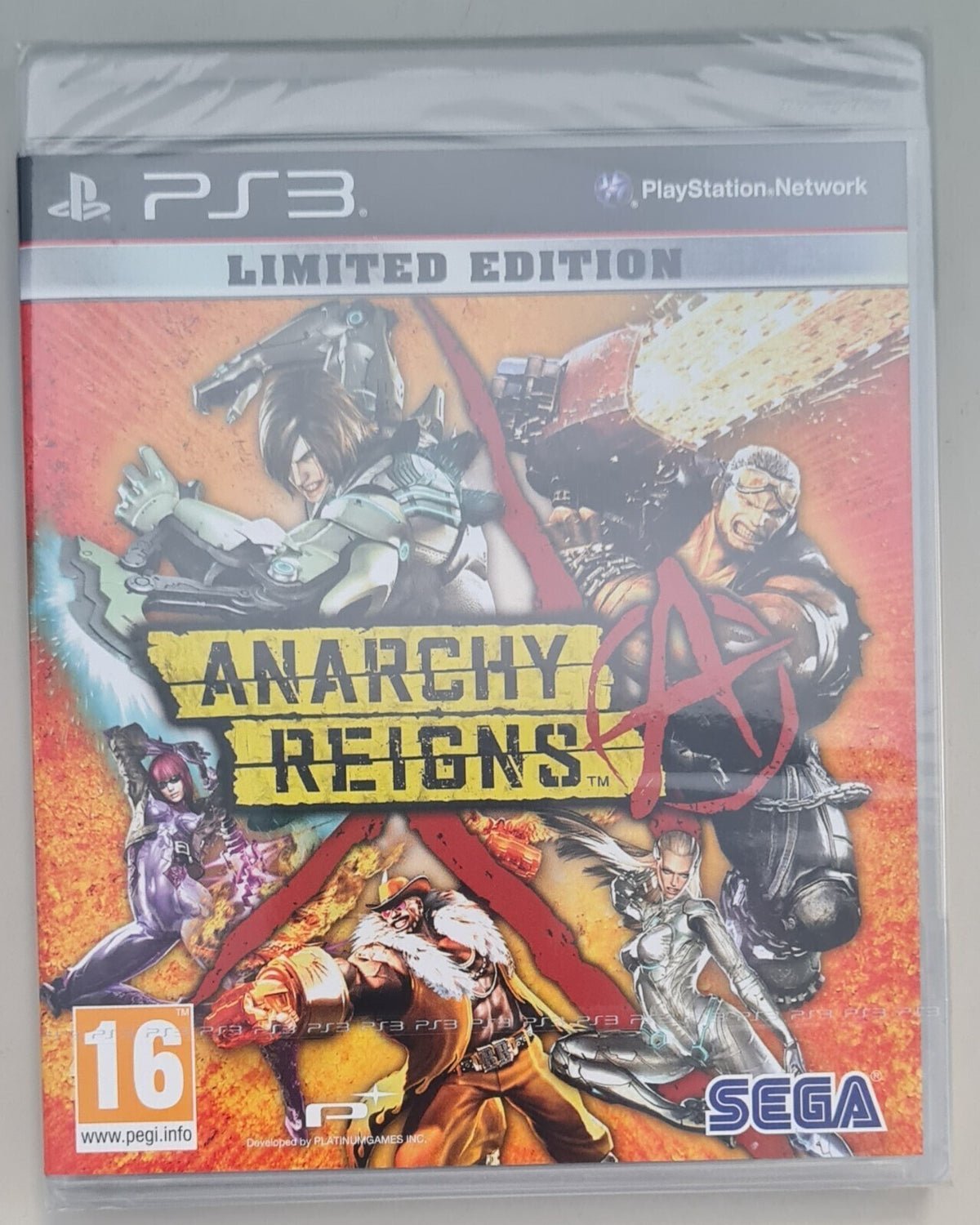Anarchy Reigns - Neu- Verschweißt ! Sega - Limited Edition Playstation 3 / PS3