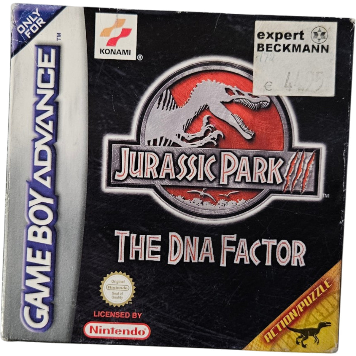Jurassic Park III - The DNA Factor - Gameboy Advance- GBA - OVP