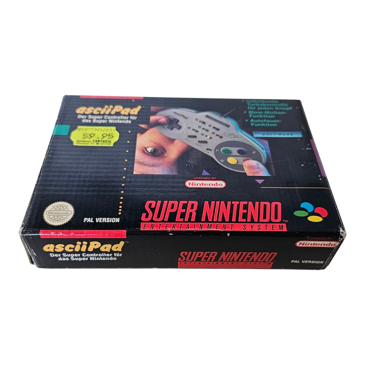 ASCII PAD - Super Nintendo Pro Controller - SNES - OVP