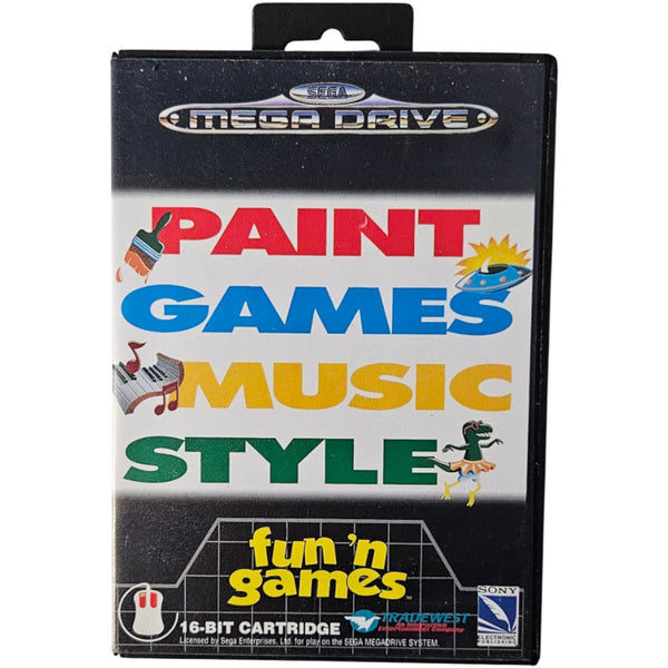 Paint Games Music Style- Sega Mega Drive