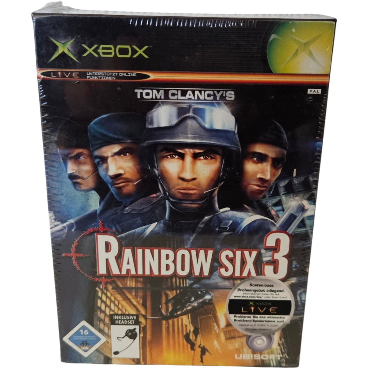 Rainbow Six 3 - Mit Headset- Sealed / NEU - Microsoft XBOX - Xbox Classic