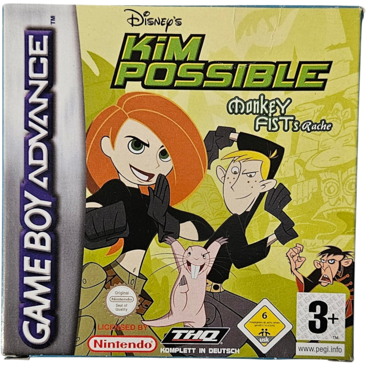Kim Possible Monkey Fist Rache - Gameboy Advance- GBA - OVP