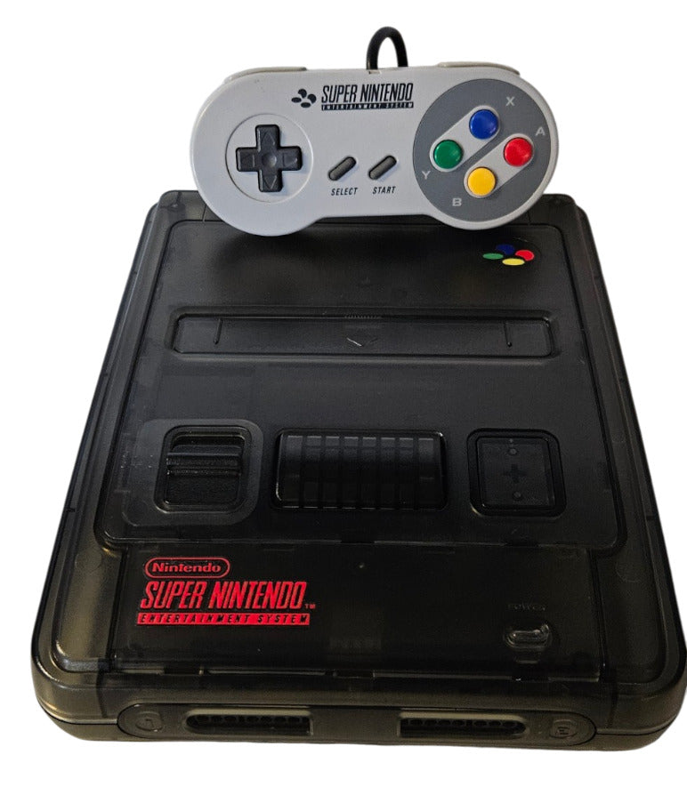 Super Nintendo Konsole - SNES - Smokey Gray - Transparent
