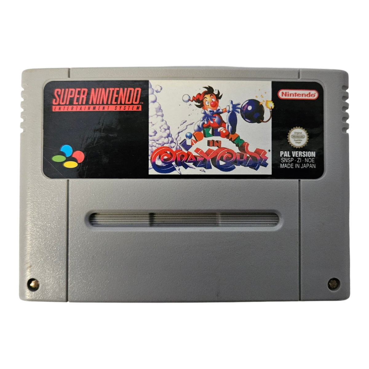 KidClown in Crazy Chase - Super Nintendo - SNES - Nur Modul