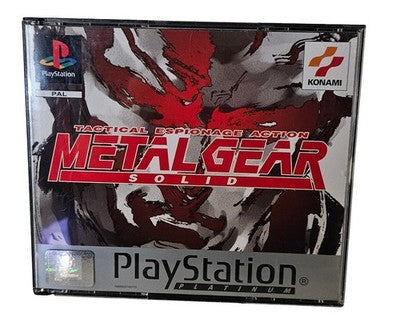 Metal Gear Solid  / Playstation 1 / PS1 - Platinum