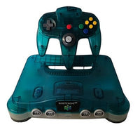Nintendo 64 Konsole - Türkis - Ice Blue - Transparent - Controller