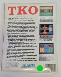 TKO - ACCOLADE - Noch verschweißt !  - Commodore 64 / C64 / 128 / Diskette