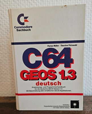 C64 Geos 1.3 - Deutsch mit Diskette / Commodore