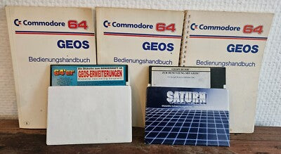 Commodore 64 GEOS + Diskettten