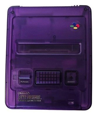 Super Nintendo Konsole - SNES - LILA - Transparent