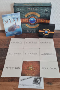 MYST - Ages of Myst - RIVEN - Jubiläumsausga. - PC - 486´er / MAC -  Big Box