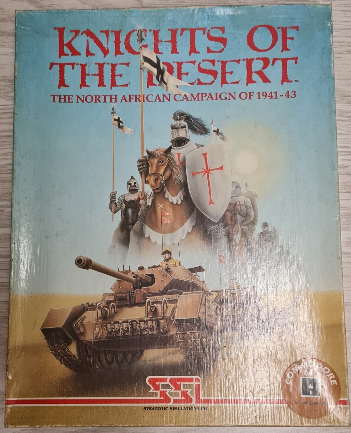 Knights of the Desert - Commodore 64/128 Diskette