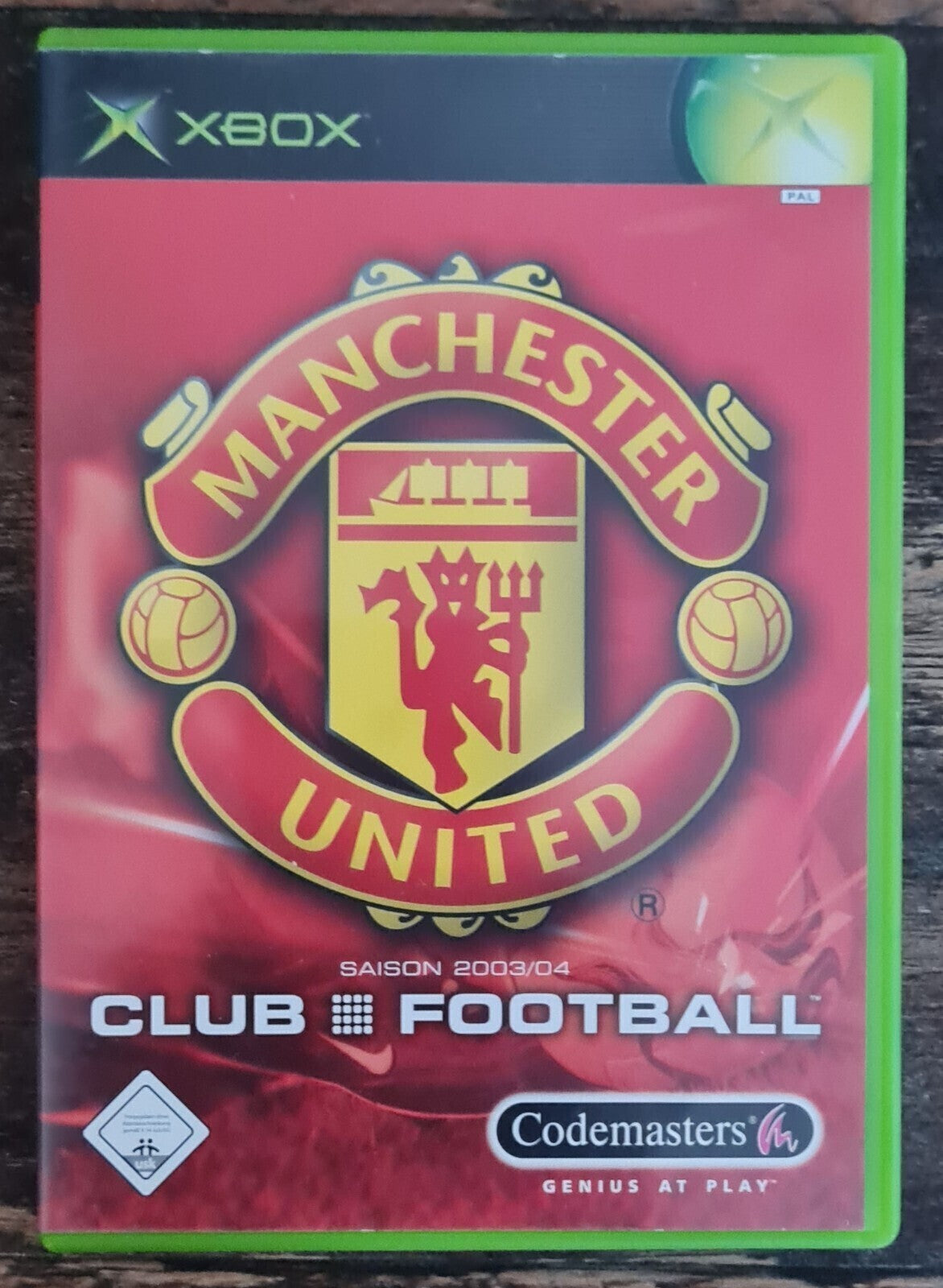 Manchester United  - Club Football- Microsoft XBOX - Xbox Classic