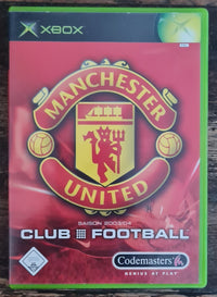 Manchester United  - Club Football- Microsoft XBOX - Xbox Classic