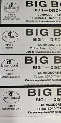 Big Box  - 30 Mega Games - Commodore 64/128 - Diskette