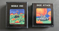 Double Game Package - Base Attack + World End - Atari 2600