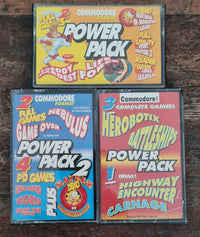 The CF Powerpack  - 19 stück - Commodore 64 / C64 / 128 / Tape