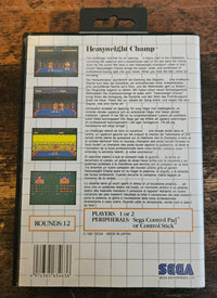 Heavyweight Champ - Sega Master System