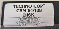 Techno Cop - Commodore 64 / C64 / 128 / Diskette