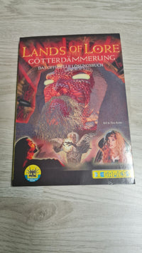 Lands of Lore - Götterdämmerung Spiel + Löungsbuch - PC - MS DOS - Windows -Big