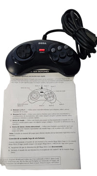 Sega Mega Drive II Controller 6 Tasten