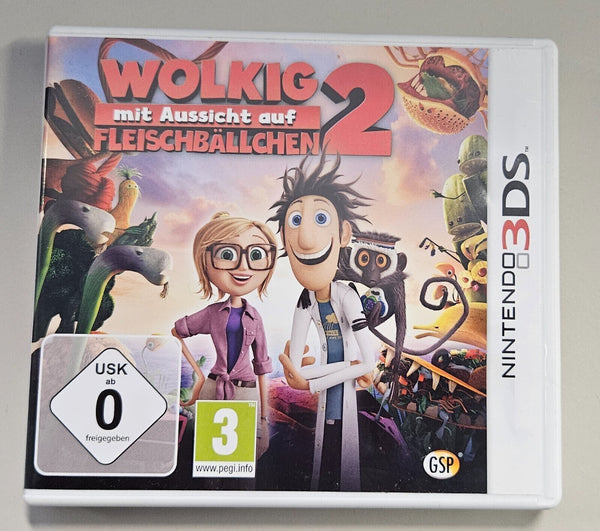 Wolkig mit Aussicht auf Fleischbällchen 2  - Nintendo 3DS