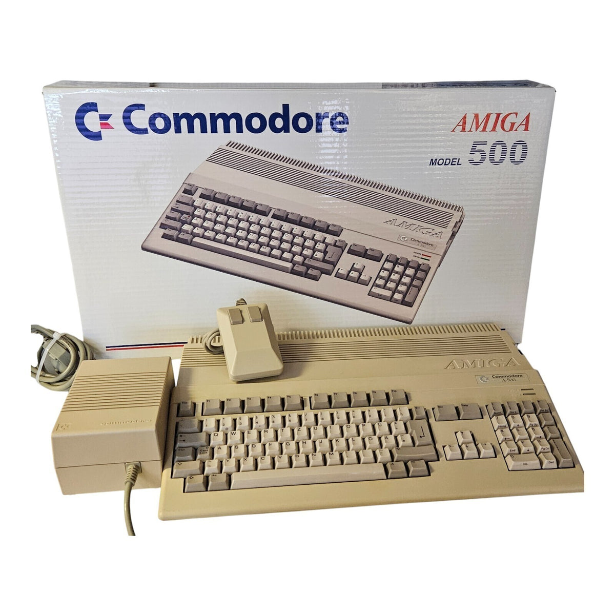 Commodore Amiga 500 Computer - Mit Gotek Laufwerk - OVP