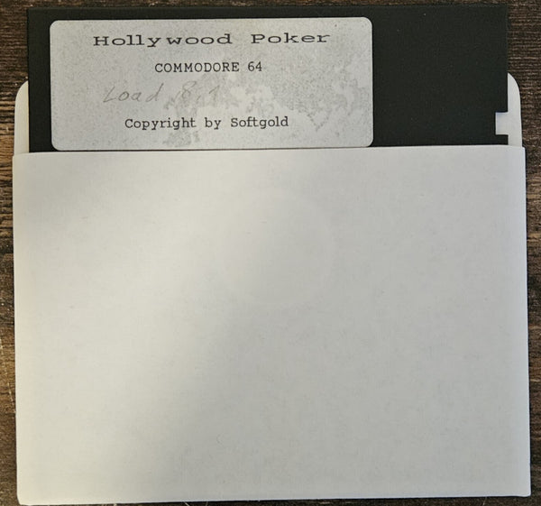 Hollywood Poker -  Commodore 64/128 - Diskette