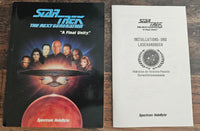 Star Trek - The Next Generation - A Final Unit- Deutsch - PC -  MS DOS - Big Box