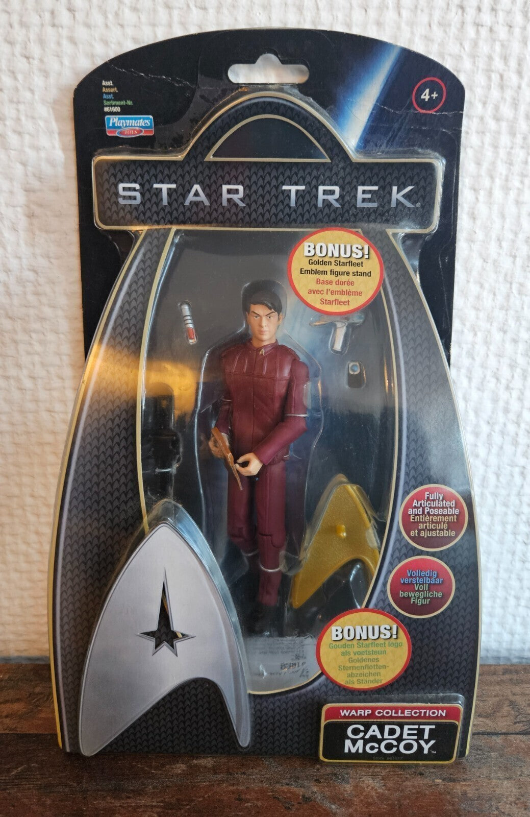 Star Trek Cadet McCoy 6" Actionfigur 2009 Warp Collection PLAYMATES