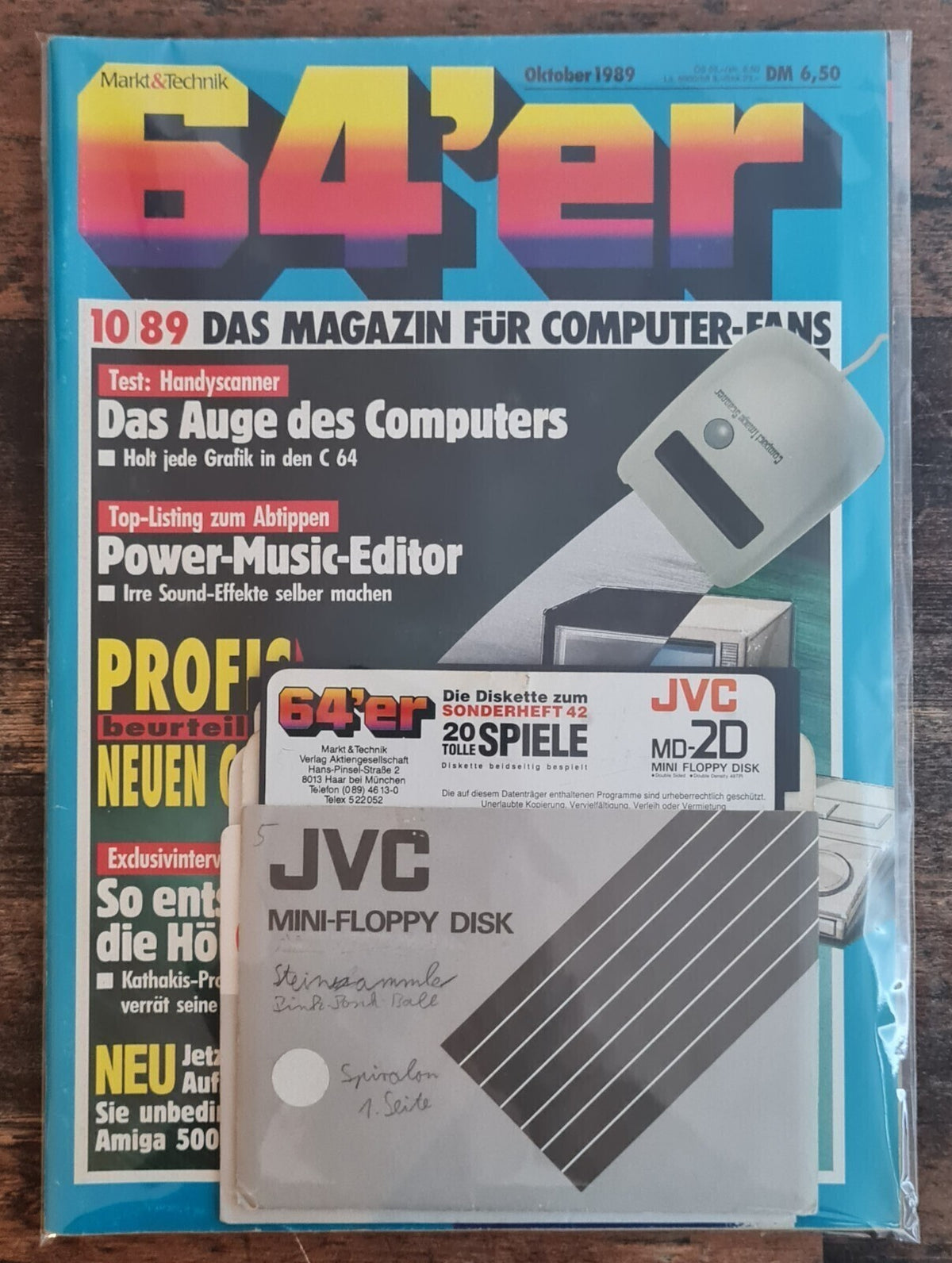 64ér - 10/89 - Mit Disketten - Commodore 64