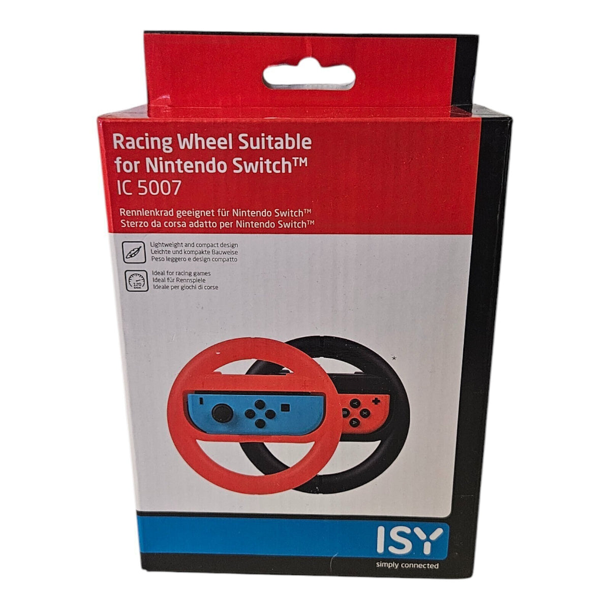 Racing Wheel - Lenkrad für Nintendo Switch - NEU - ISY