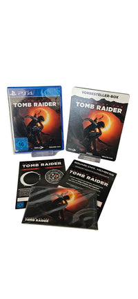 Shadow of the Tomb Raider -Spiel +  Vorbesteller Box - Steelbook / Sony PS4