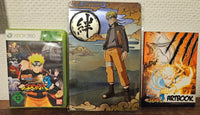 Naruto Shippuden Ultimate Ninja Storm 3 + Artbook + Blechschild -  XBOX 360