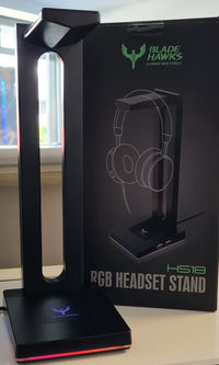Blade Hawks HS18 RGB LED Headset Stand - Sony Playstation / XBOX / PC