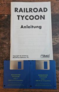 Microprose Collection - Railroad Tycoon + Knights of the - PC - MS DOS - Big Box