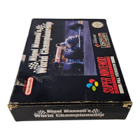 Nigel Mansell´s world Championship - Super Nintendo - SNES - OVP