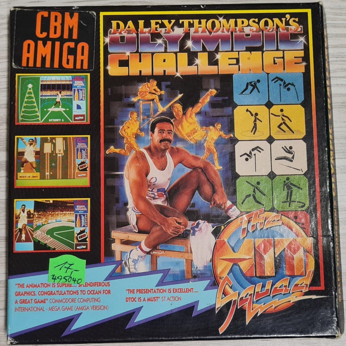 Daley Thompson Olympic Challenge - Commodore Amiga