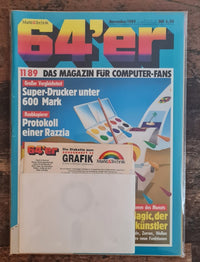 64ér - 11/89 - Mit Disketten - Commodore 64
