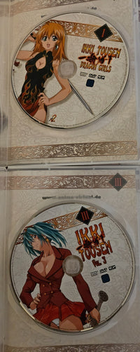 Ikki Tousen Dragon Girls  1-4 - DVD - Anime